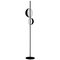 Black Superluna Floor Lamp by Victor Vasilev for Oluce, Image 4