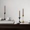 Jazz Candleholders in Steel with Brass by Max Brüel for Karakter, Set of 4 11