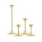 Jazz Candleholders in Steel with Brass by Max Brüel for Karakter, Set of 4 5