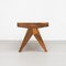 057 Civil Bench in Wood and Woven Viennese Cane by Pierre Jeanneret for Cassina, Image 4