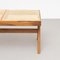 057 Civil Bench in Wood and Woven Viennese Cane by Pierre Jeanneret for Cassina 9