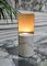 Lampada da tavolo media fatta a mano in marmo Paonazzo e metallo di Fiam, Immagine 4
