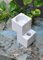 Handmade Hybrid Multifunction Vase in White Carrara Marble from Fiam, Image 2