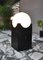 Lampada grande Eclipse fatta a mano in marmo nero Marquina di Fiam, Immagine 8