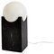 Handmade Big Eclipse Lamp in Black Marquina Marble from Fiam 5