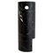 Handmade Medium Cylindrical Face Vase in Black Marquina Marble from Fiam 1