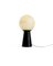Handmade Conical Lamp with Sphere in White Carrara Marble from Fiam 3
