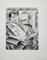 Juan Gris, Portrait De Picasso, 1947, Eau-Forte et Pointe Sèche sur Papier Pur Fil Lana 4