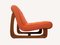 Fauteuil Vintage Orange, Allemagne, 1970s 10