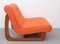 Deutscher Orangenfarbener Vintage Sessel, 1970er 2