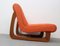 Fauteuil Vintage Orange, Allemagne, 1970s 3