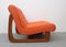 Deutscher Orangenfarbener Vintage Sessel, 1970er 4