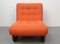Deutscher Orangenfarbener Vintage Sessel, 1970er 12