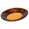 Mid-Century Italian Oval Centerpiece in Acrylic Glass with Tortoiseshell Effect by Christian Dior, 1970s, Image 1