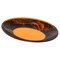 Mid-Century Italian Oval Centerpiece in Acrylic Glass with Tortoiseshell Effect by Christian Dior, 1970s 2