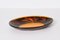 Mid-Century Italian Oval Centerpiece in Acrylic Glass with Tortoiseshell Effect by Christian Dior, 1970s, Image 10