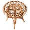 Mid-Century Italian Rattan and Bamboo Ottoman by Franco Albini, 1960s 1