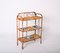 Mid-Century Italian Bamboo and Rattan Bookcase with Three Shelves by Franco Albini, 1970s 14