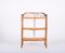 Mid-Century Italian Bamboo and Rattan Bookcase with Three Shelves by Franco Albini, 1970s, Image 7