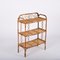 Mid-Century Italian Bamboo and Rattan Bookcase with Three Shelves by Franco Albini, 1970s, Image 10
