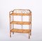 Mid-Century Italian Bamboo and Rattan Bookcase with Three Shelves by Franco Albini, 1970s 9