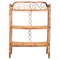 Mid-Century Italian Bamboo and Rattan Bookcase with Three Shelves by Franco Albini, 1970s, Image 4