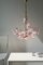 Lámpara de araña Fiori vintage en rosa de Murano, Imagen 5