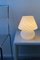 Vintage Murano White Baby Mushroom Table Lamp, Image 4