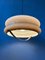 Vintage Space Age Pendant Light with Acrylic Glass Mushroom Shade from Herda, Image 6