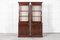 19th Century English Mahogany Glazed Cabinets, Set of 2 5