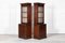 19th Century English Mahogany Glazed Cabinets, Set of 2 9