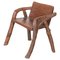Mid-Century Provincial French Fruitwood Root Chair 1