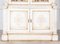 19th Century English Painted Astragal Glazed Bookcase Cabinet 2