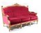Französisches Empire Sofa aus vergoldetem Holz 8
