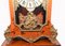 French Marquetry Inlay Tiffany Mantle Clock 3