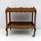 Baroque Walnut Barcocal Cart, Italy, 1950s 1