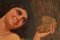 Italienisches Modernistisches Gemälde, Satyr mit Nymphe, 1950er, Öl auf Leinwand, Gerahmt 6