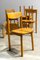 Beech Coffee Grain Model Chairs by Pierre Gautier Delaye, Set of 6, Image 6