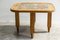 Tavolino da caffè quadrato in legno e ceramica di Guillerme e Chambron, anni '50, Immagine 1