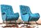 Italian Lounge Chairs by Aldo Morbelli for Isa Bergamo, 1950s, Set of 2 2