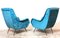 Italian Lounge Chairs by Aldo Morbelli for Isa Bergamo, 1950s, Set of 2 10