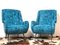 Italian Lounge Chairs by Aldo Morbelli for Isa Bergamo, 1950s, Set of 2 3