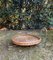 Round Glass Coffee Table with Wicker Magzine Rack, 1960s, Image 3