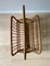 Mid-Century Modern Bamboo and Rattan Magazine Holder, 1960s 6