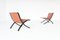 X-Chairs by Peter Hvidt & Orla Molgaard-Nielsen for Fritz Hansen, Denmark, 1979, Set of 2, Image 5