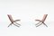 X-Chairs by Peter Hvidt & Orla Molgaard-Nielsen for Fritz Hansen, Denmark, 1979, Set of 2, Image 2