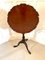 Antique Edwardian Carved Mahogany Lamp Table 4