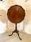 Antique Edwardian Carved Mahogany Lamp Table 5