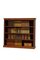 Viktorianisches offenes Bücherregal aus Nussholz 2