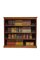 Viktorianisches offenes Bücherregal aus Nussholz 3